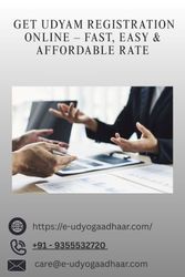  Get Udyam Registration Online – Fast,  Easy & Affordable rate